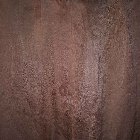 Talbot's Peach Chiffon Blouse - Picture 2 of 5